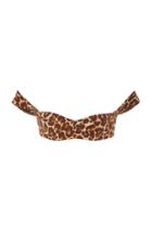 Tropic Of C South Pacific Leopard-print Bikini Top