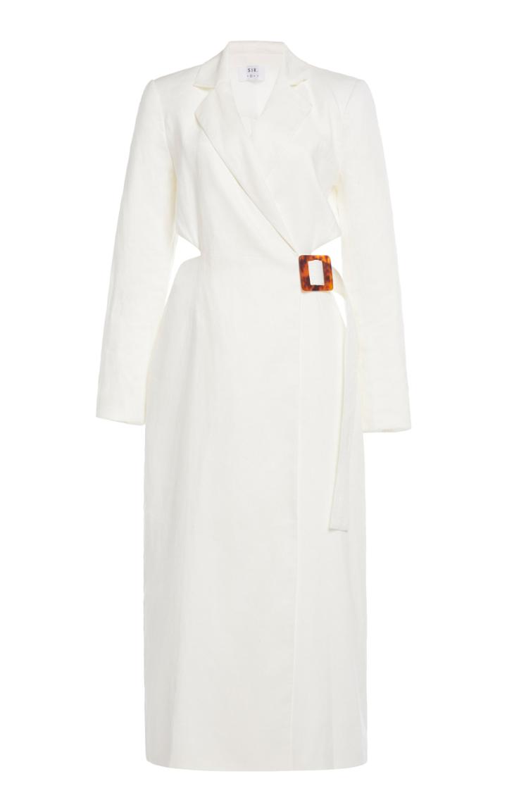 Moda Operandi Sir The Label Pascale Cut Out Midi Dress