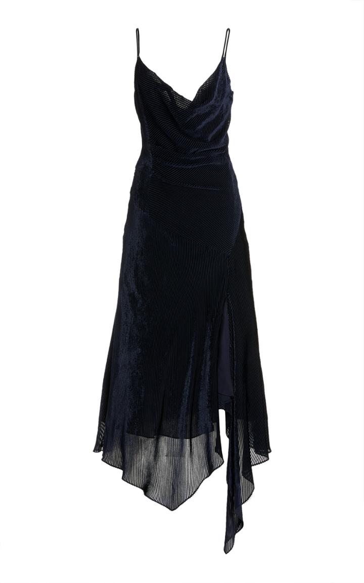 Moda Operandi Cushnie Asymmetric Chiffon Dress