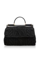 Moda Operandi Dolce & Gabbana Sicily Medium Knit Top Handle Bag
