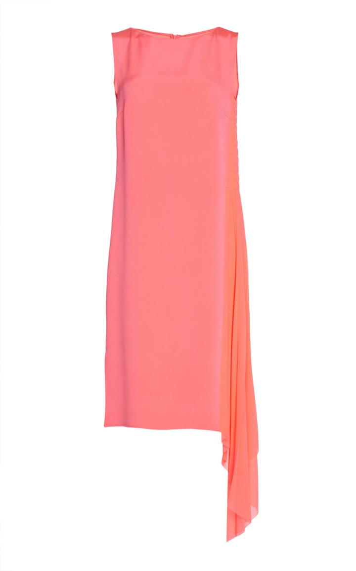 Akris Side Drape Silk Dress