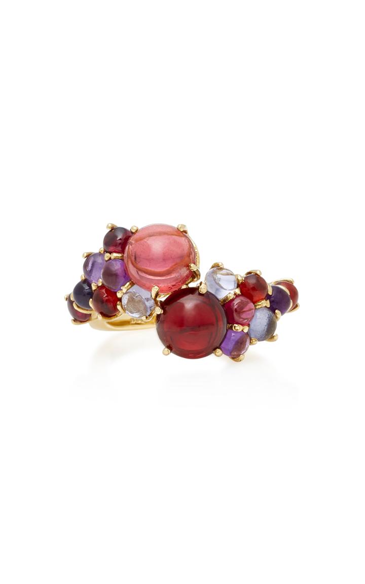 Daria De Koning Dagny 18k Yellow Gold Multi-stone Stacking Ring