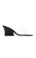 By Far Dolly Leather And Pvc Sandals
