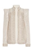 Balmain Pearl Embroidered Sequin Jacket