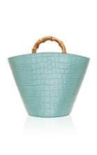 Loeffler Randall Anges Embossed Leather Fan Tote