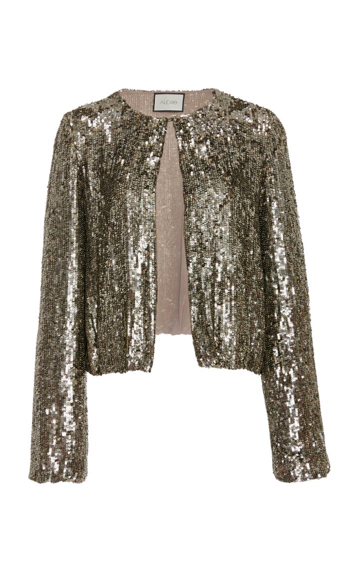 Alexis Liz Slit Sequin Top