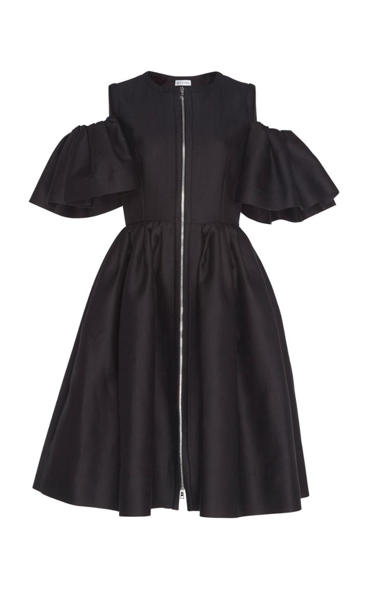Dice Kayek Zipper Knee Length Dress