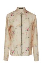 Haider Ackermann Floral-print Long Sleeve Shirt