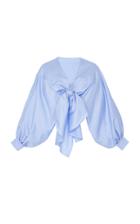 Johanna Ortiz Exclusive Gabon Stretch Cotton Poplin Top