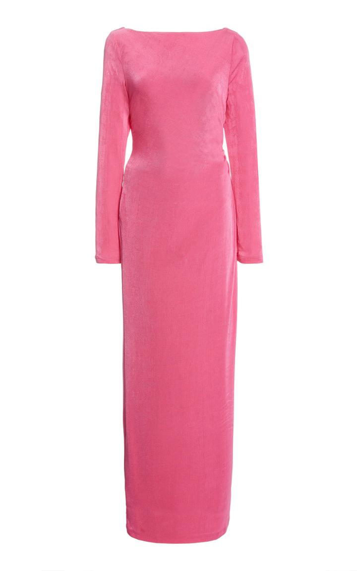 Moda Operandi Significant Other Bambi Cutout Crepe De Chine Dress