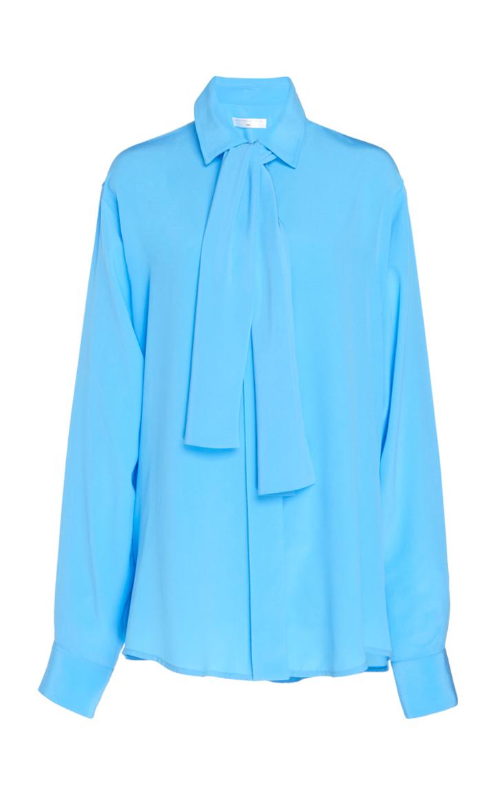 Victoria Beckham Necktie Silk Blouse