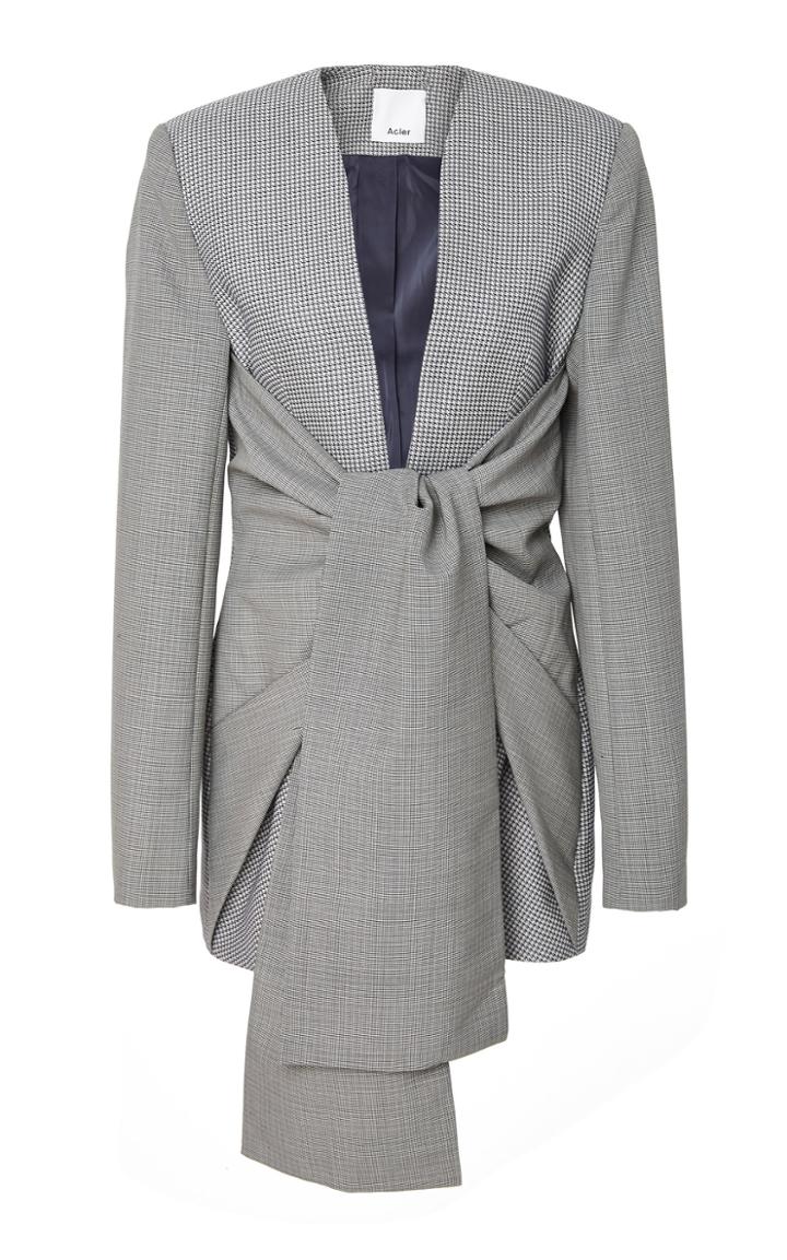 Acler Gleston Tie Front Blazer