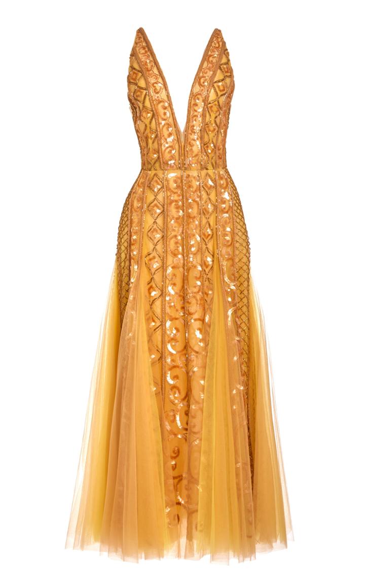 Moda Operandi J. Mendel Embroidered Cocktail Dress Size: 2