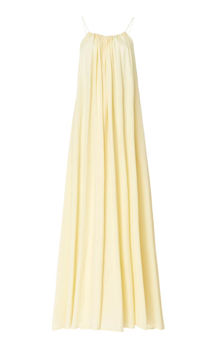 Moda Operandi Eron Sylvia Gathered Midi Dress Size: 32
