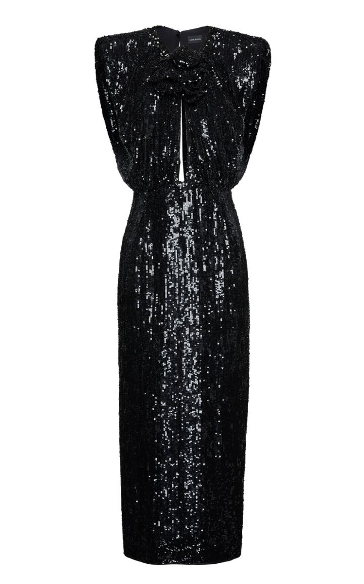 Moda Operandi Magda Butrym Cutout Sequined Midi Dress