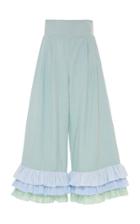 Luisa Beccaria Ruffle Flare Pant