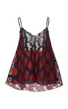 Biyan Serika Floral Jacquard Camisole