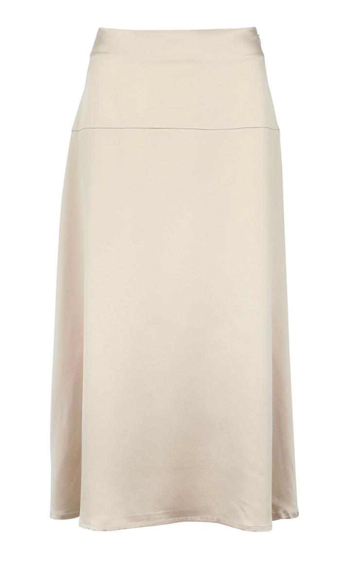 La Collection Alara Silk Midi Skirt