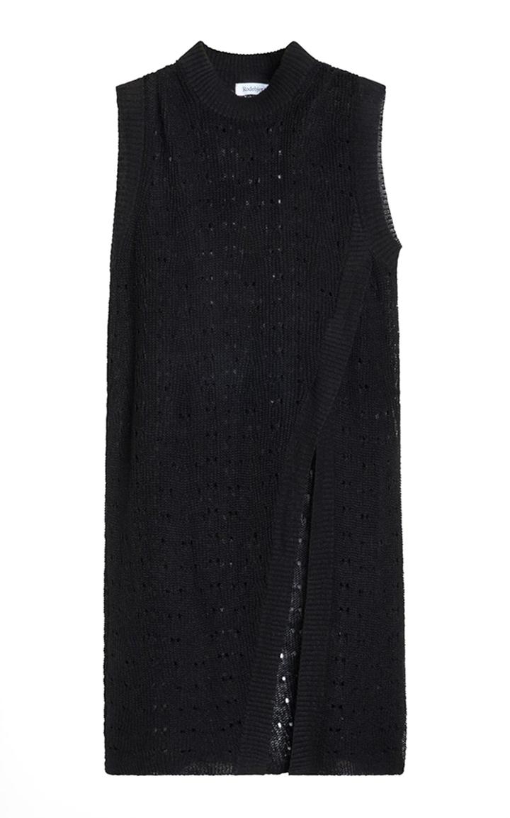 Moda Operandi Rodebjer Peti Pointelle-knit Linen Long Top