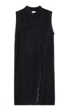 Moda Operandi Rodebjer Peti Pointelle-knit Linen Long Top