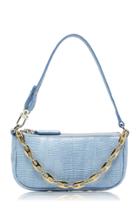 By Far Rachel Mini Lizard Embossed Leather Bag