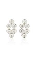 Devon Woodhill Harlequin 18k White Gold And Diamond Earrings