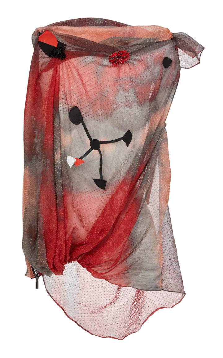 Maticevski Pillar Printed Silk Gauze Blouse