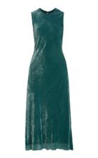 Sies Marjan Viv Silk-cotton Velvet Corduroy Midi Dress
