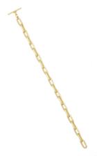 Moda Operandi Lizzie Mandler White Diamond Pave Knife Edge Oval Link Bracelet