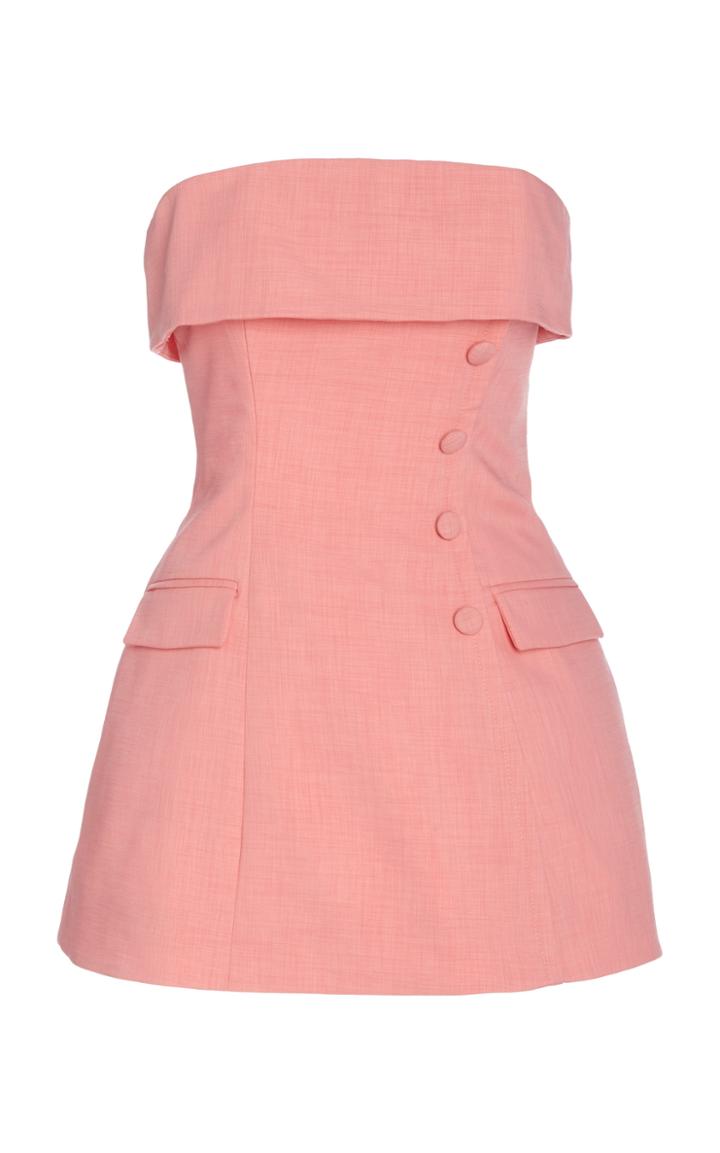 Moda Operandi Lela Rose Strapless Peplum Top