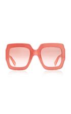 Gucci Pop Web Acetate Square-frame Sunglasses