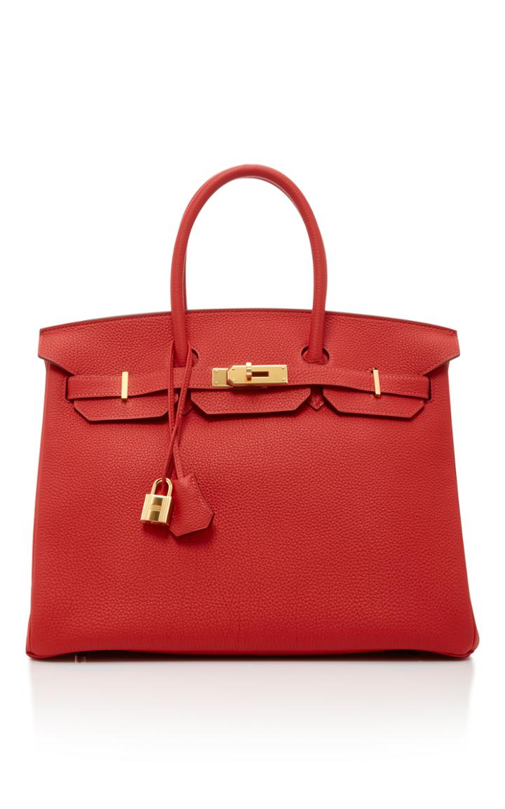 Heritage Auctions Special Collection Hermes 35cm Rouge Pivoine Clemence Leather Birkin