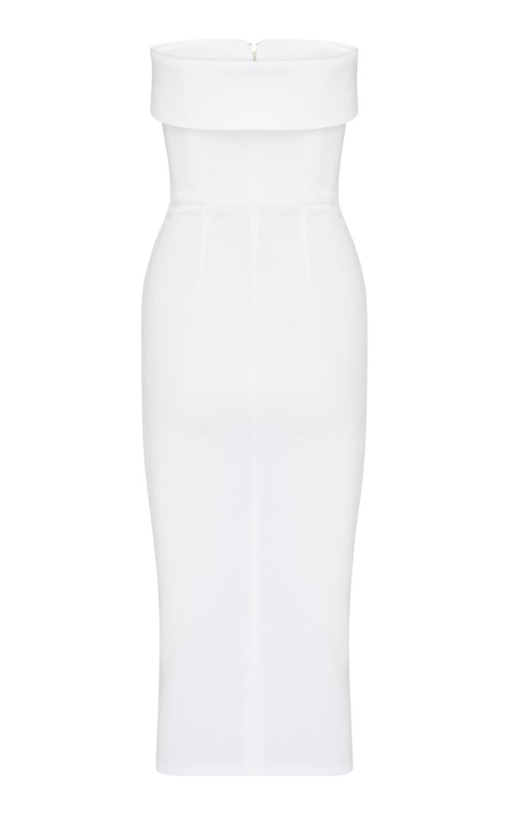 Alex Perry Moore Zip-front Crepe Dress