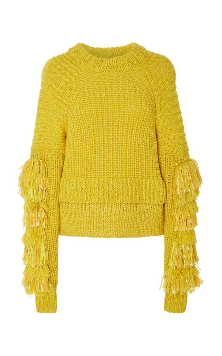 Spencer Vladimir English Fringe Cashmere-blend Sweater