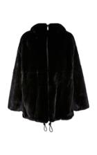 Prada Mink And Gabardine Reversible Jacket