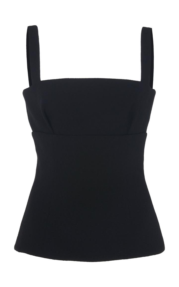 Emilia Wickstead Trixie Sleeveless Cady Top