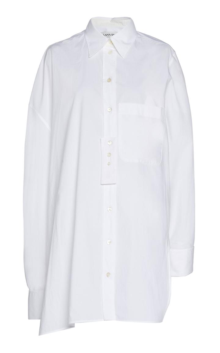 Moda Operandi Lanvin Collared Cotton Button Down Size: 36