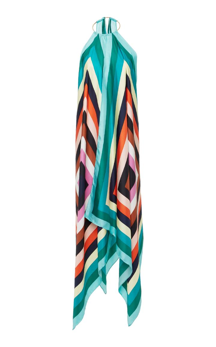 Diane Von Furstenberg Halter Neck Scarf Dress