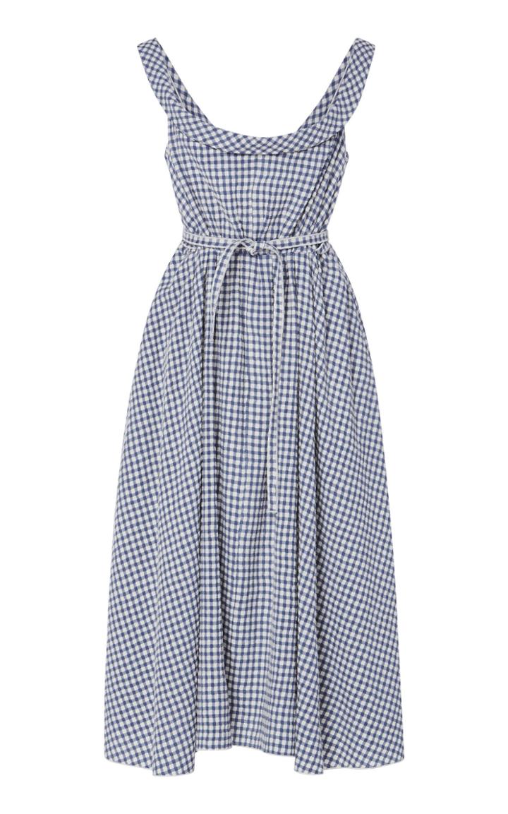 Brock Collection Patti Wool-blend Plaid Dress