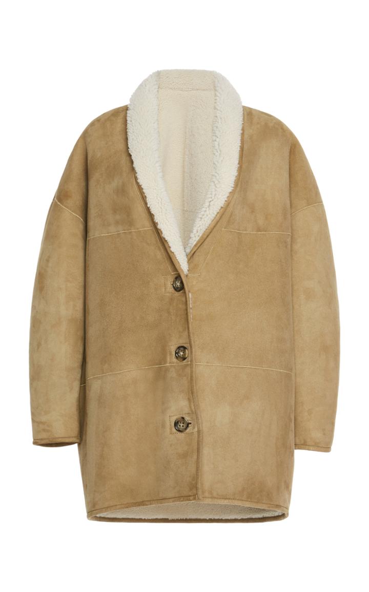 Isabel Marant Toile Carter Shearling Coat