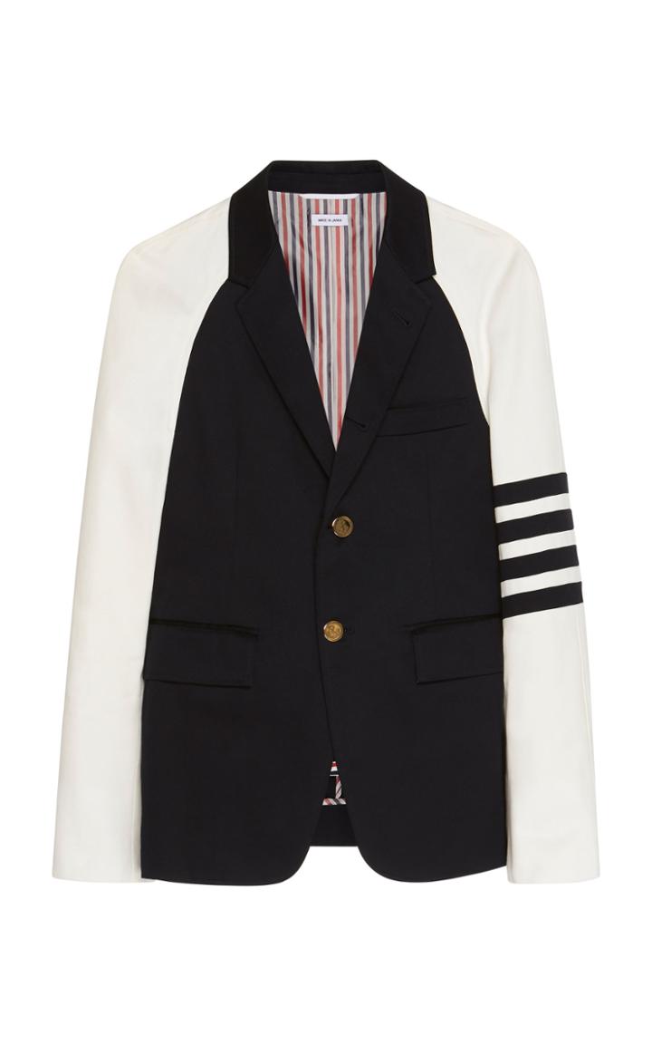 Thom Browne Cotton Twin Raglan Blazer