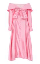 Rosie Assoulin Booby Trap Off-the-shoulder Cotton-poplin Dress
