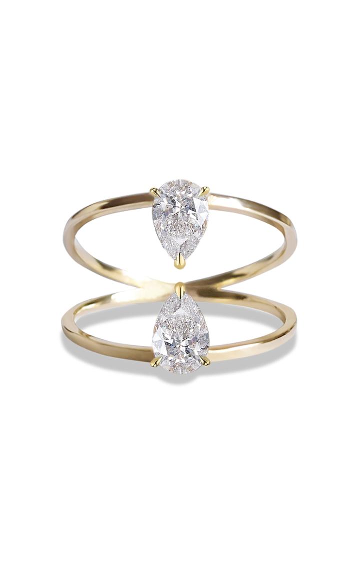 Moda Operandi Katkim 18k Yellow Gold Pear Dut Ring