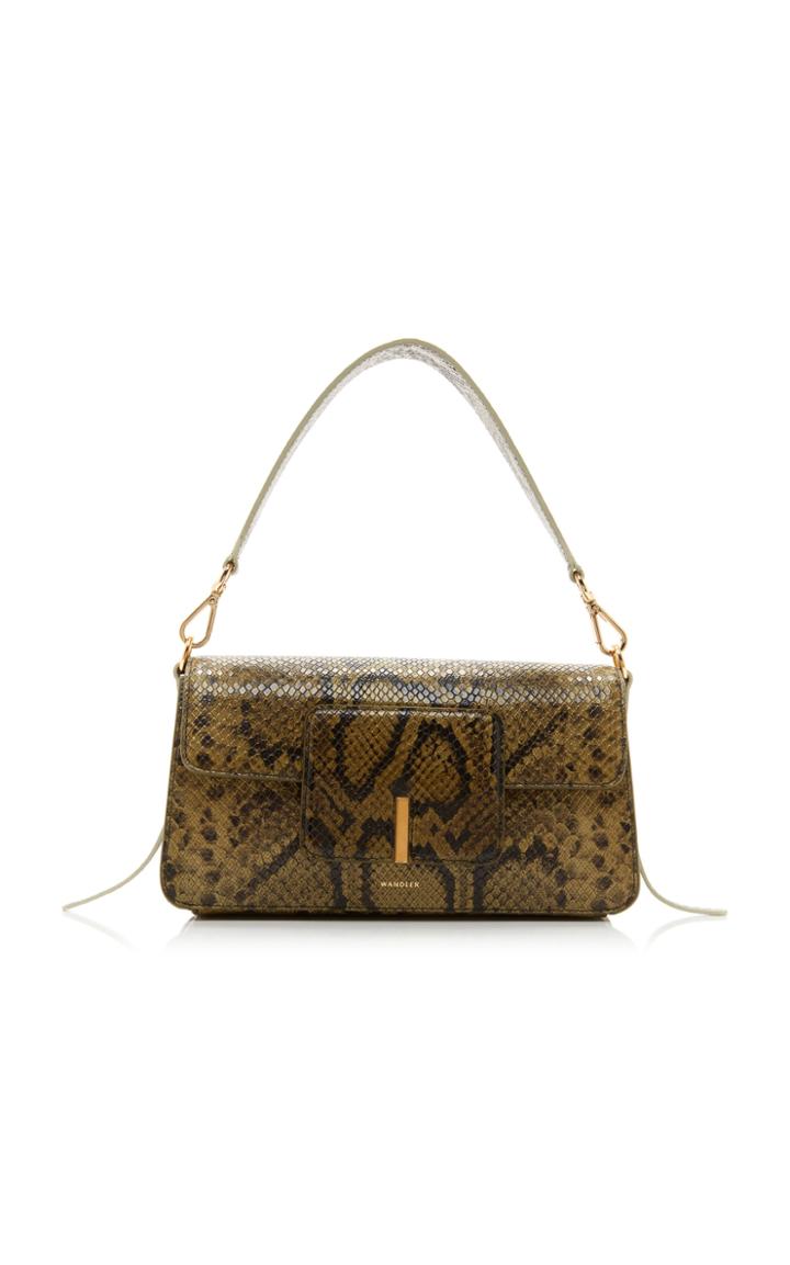 Wandler Georgia Snake-effect Leather Shoulder Bag
