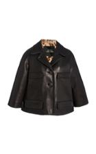 Moda Operandi Marc Jacobs Boxy Notched Leather Jacket