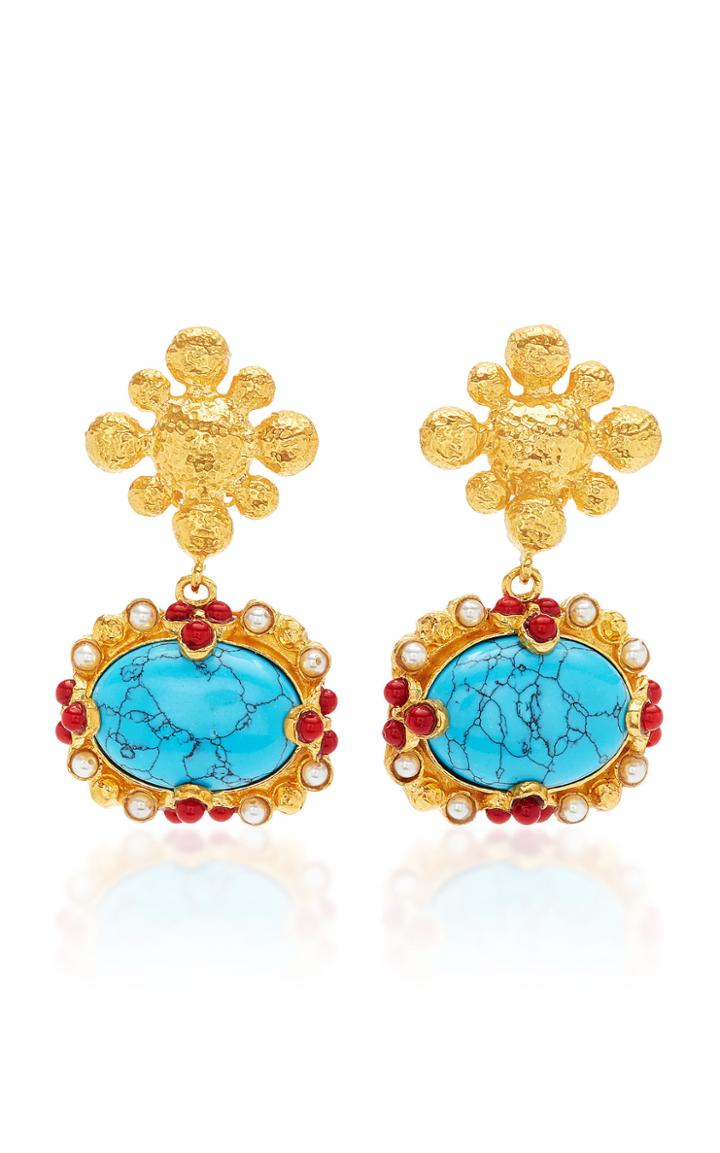 Christie Nicolaides Tesoro Turquoise Earrings
