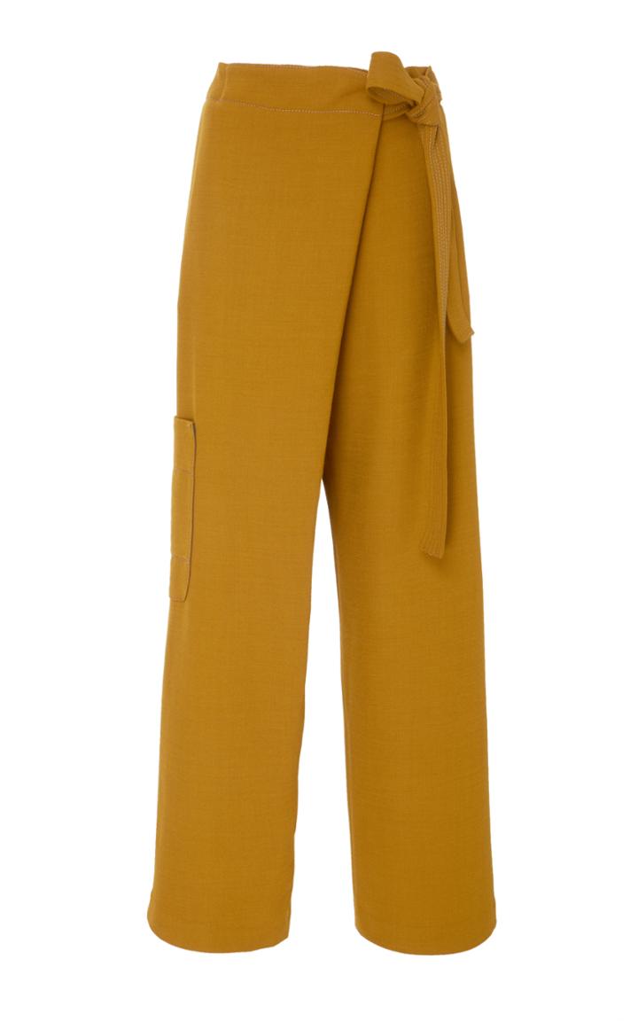 Whit Asymmetrical Wrap Pant