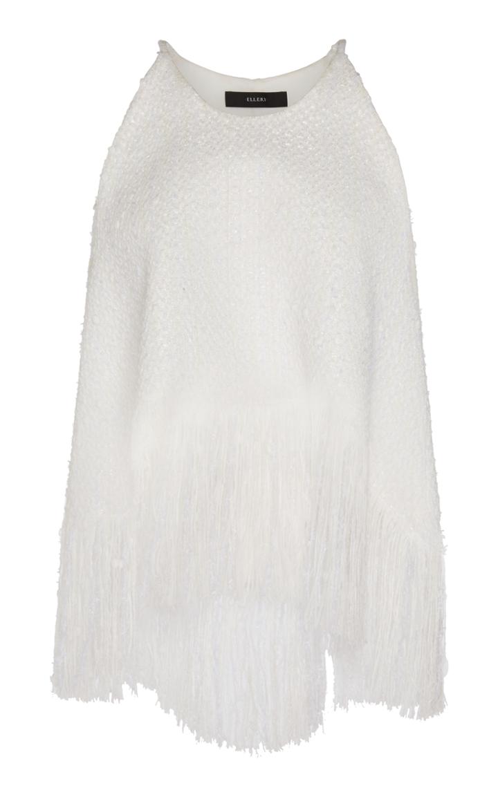 Ellery Horoscope Finged Crop Top