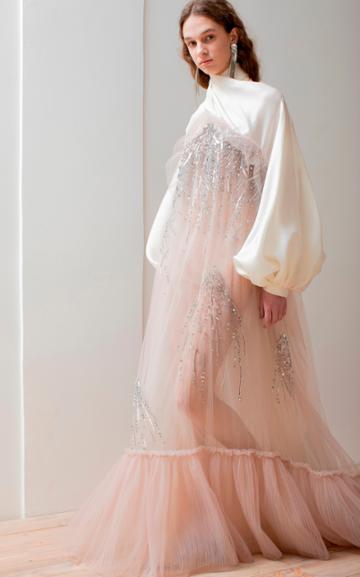 Moda Operandi Sandra Mansour Eau Souple Embroidered Tulle Gown