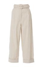 Isa Arfen Safari Linen Tapered Trousers